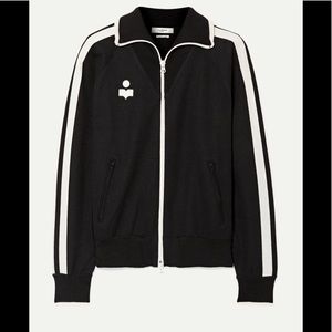 Isabel Marant Darcey Black Track Jacket 36